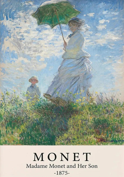 Claude Monet | Madame Monet und ihr Sohn | Impressionist 1875