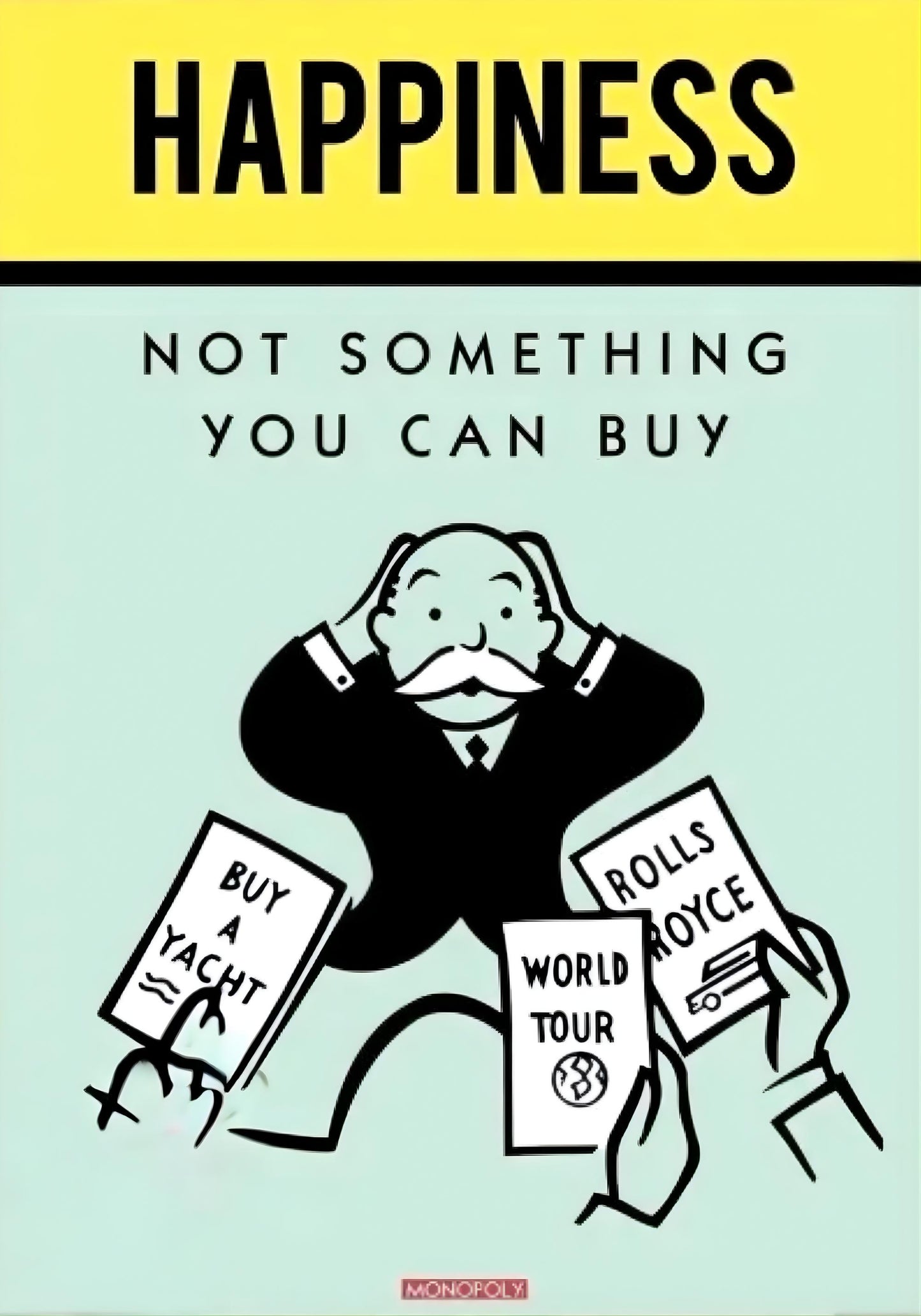 Monopoly Themaposter Kunst