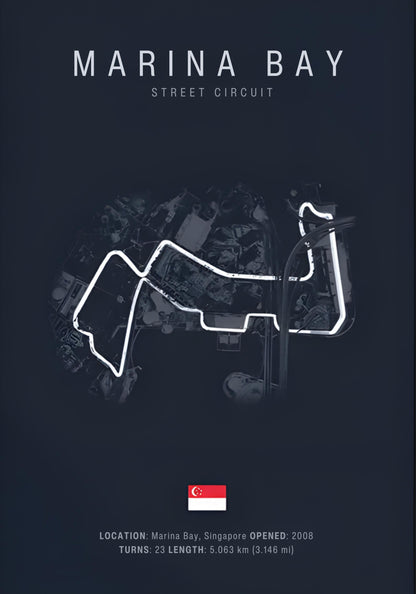 Marina Bay | F1-Streckenlayout