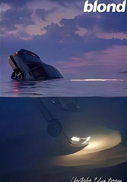 Ertrinkender Volvo | Moderne Kunst