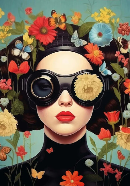Floral Girl | Surreal Garden Vision