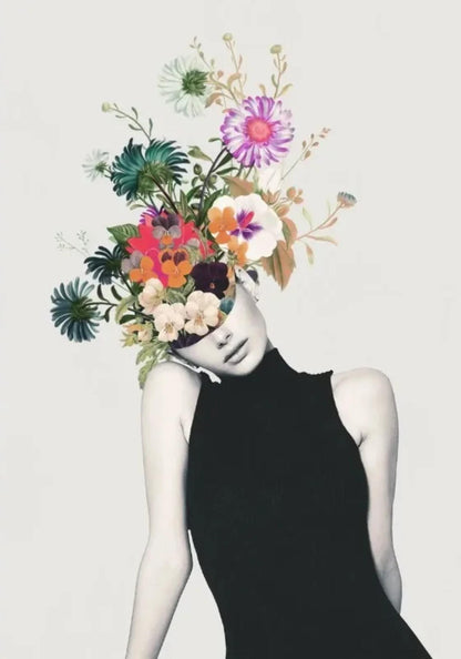 Blossoms of the Mind | Vintage Floral Woman