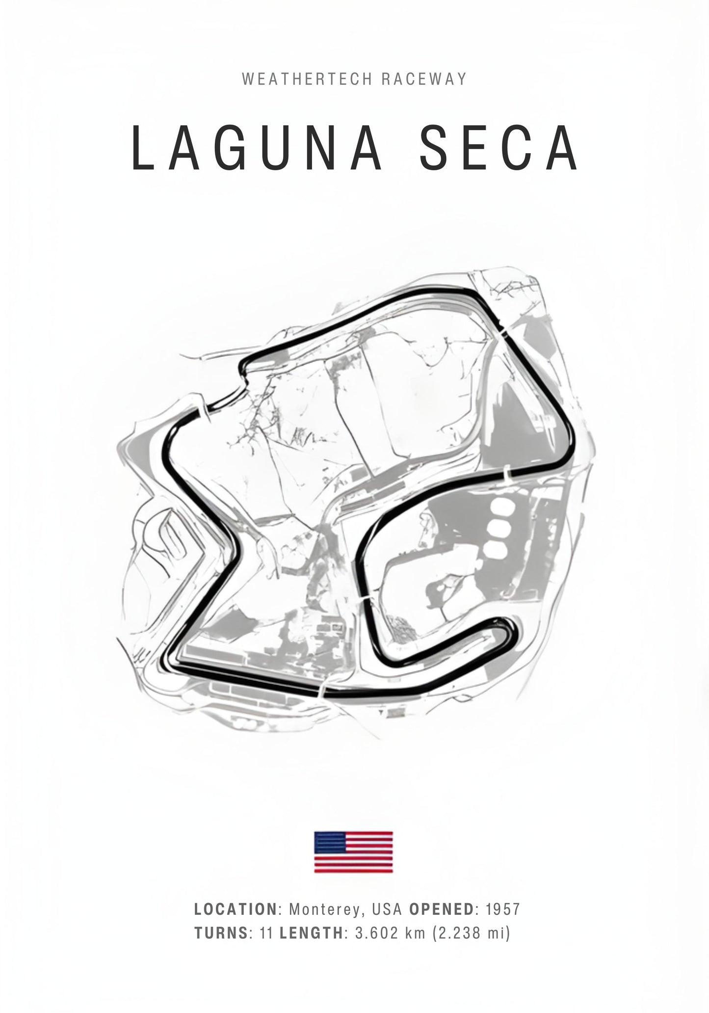 Laguna Seca | F1 Circuit Indeling
