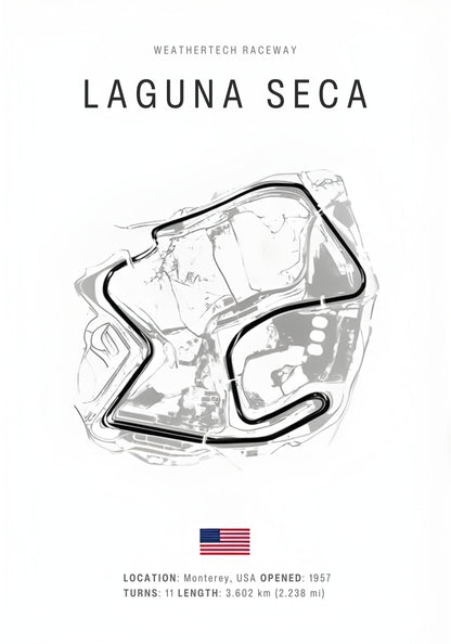 Laguna Seca | F1 Circuit Indeling