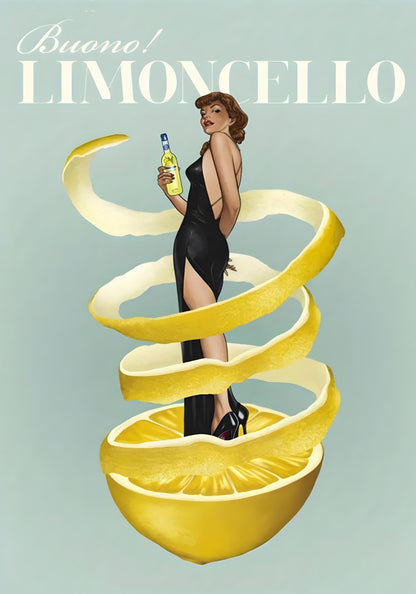 Vintage Limoncello Küchenkunst