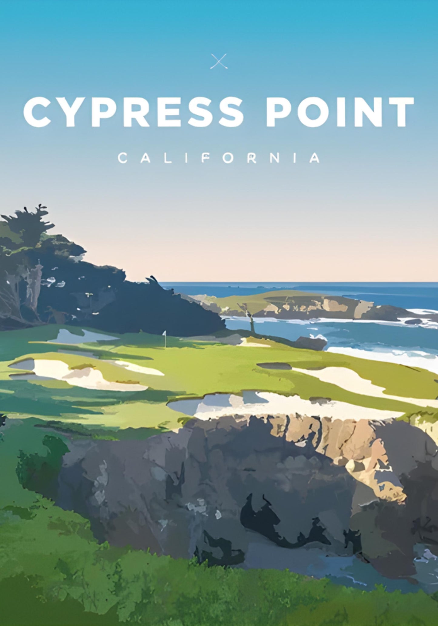 Cypress Point Golfplatz | Ikonische kalifornische Golfkunst