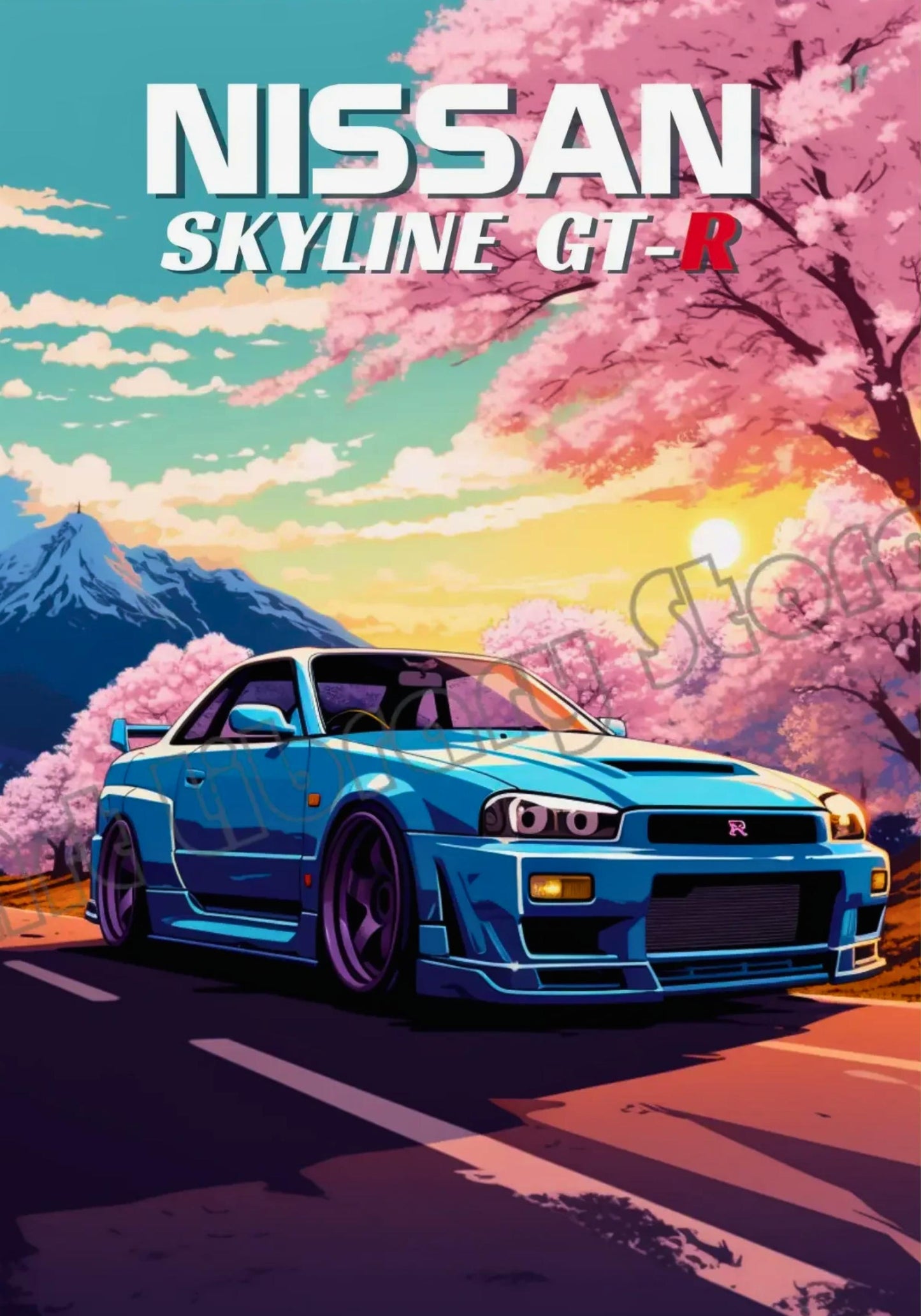 Retro Japanese Car | Nissan Skyline GT-R R34