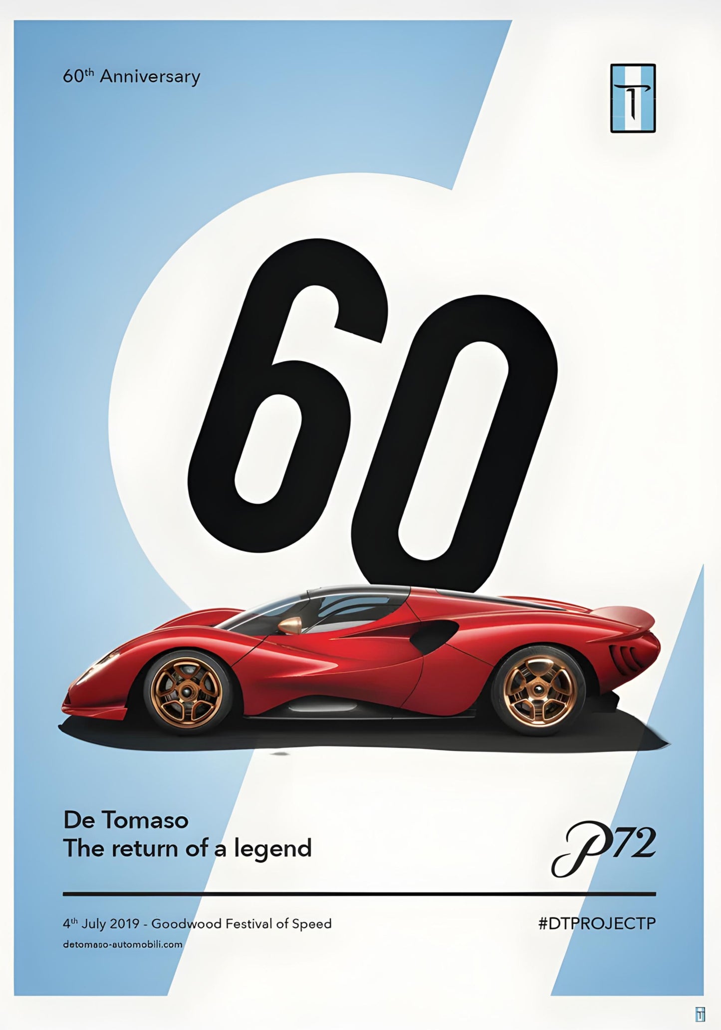 De Tomaso P72 | Goodwood Festival 2019 | Legendäre Rennsportkunst