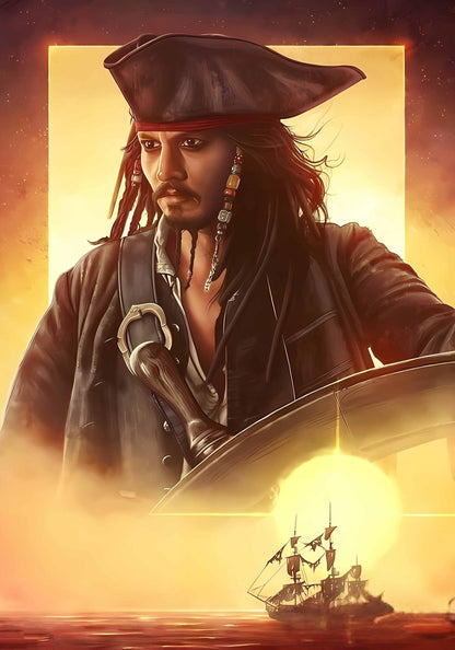 Captain Jack Sparrow #01 | Pirates Of The Caribbean | MOVIE POSTERS