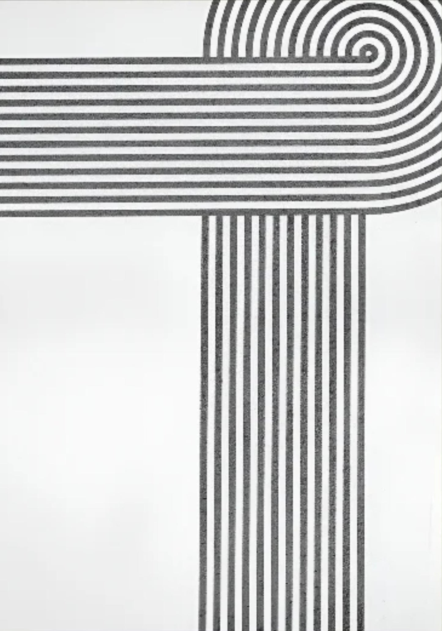 Schwarz-Weiß-Balance | Minimalistische Abstraktion