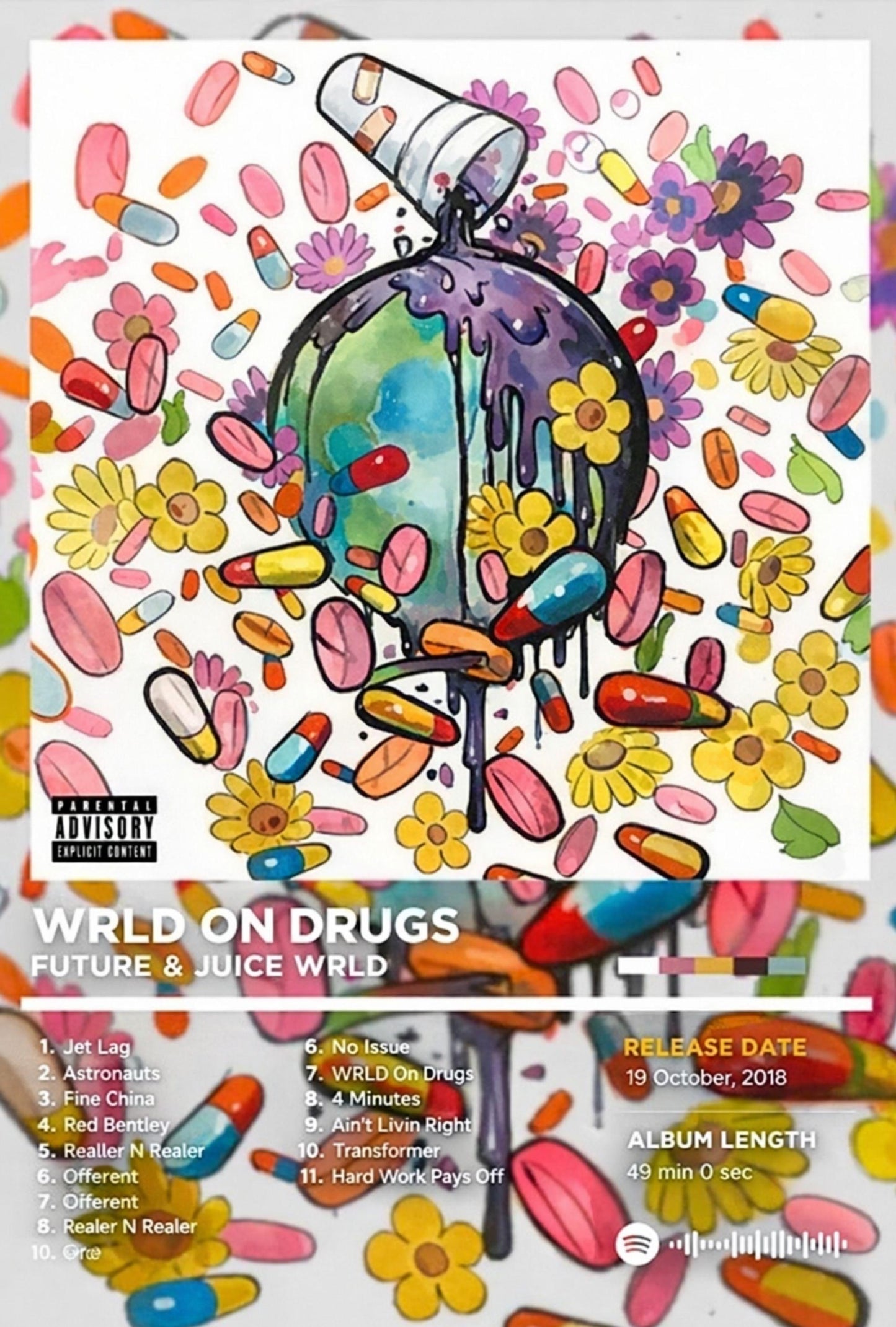 Future & Juice Wrld | World on Drugs | Hip Hop Art
