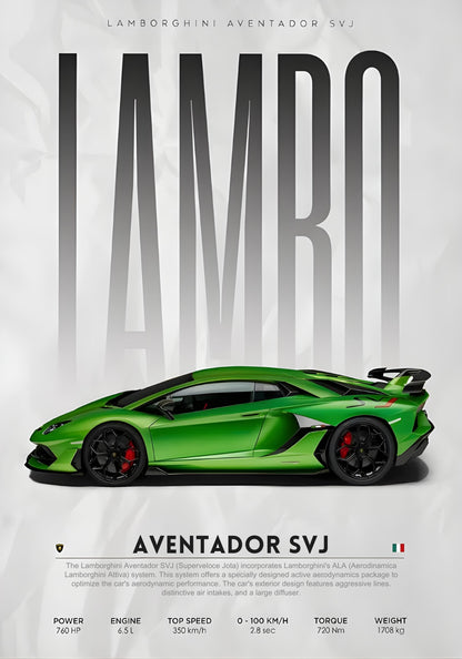 Lamborghini Veneno Huracan STO Countach | Hyper Car Art