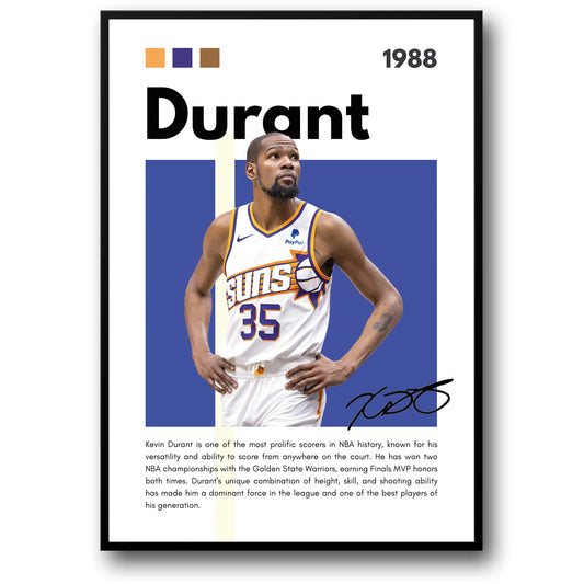 Kevin Durant | Phoenix Suns | Jersey Ontwerp