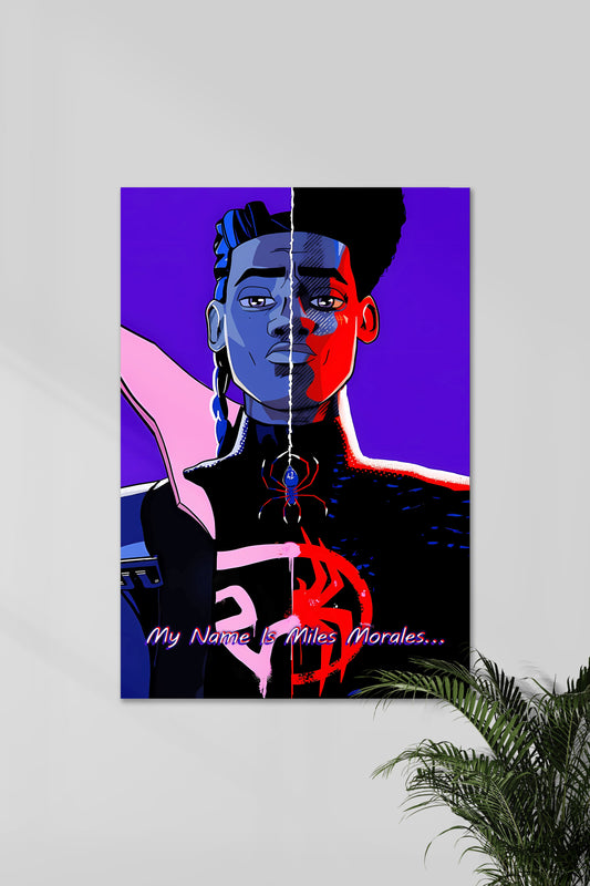 My Name Is Miles Morales | Spider Verse | MCU | Movie Poster