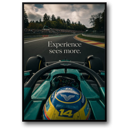 EXPERIENCE SEES MORE