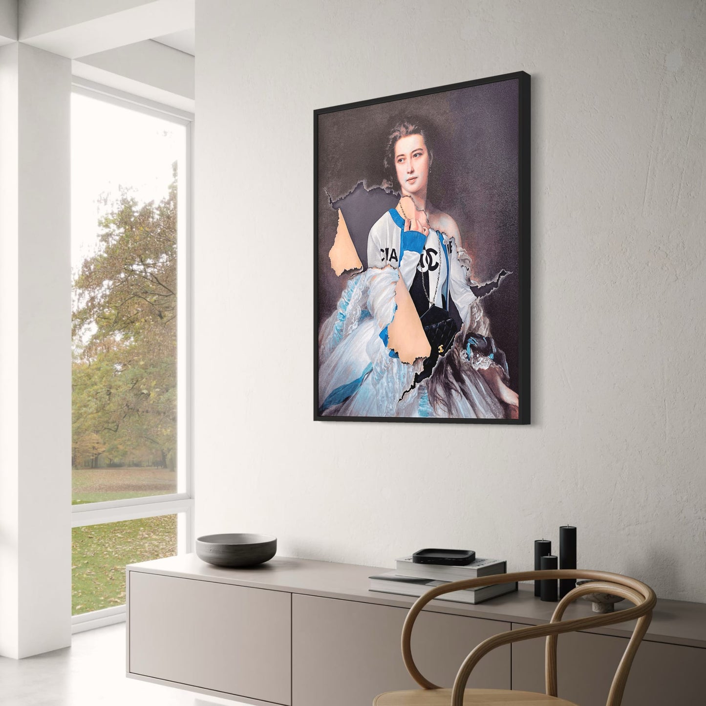 Neo-Classical Portrait | Modern Streetwear Fusion