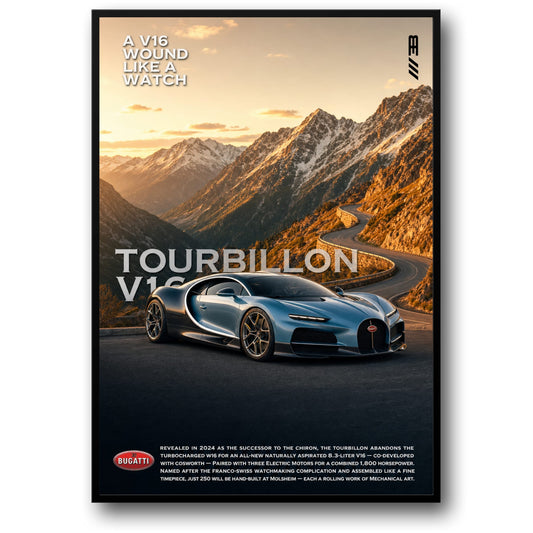 Bugatti Tourbillon V16 Supercar | Exclusive Edition | Iconic Design Display