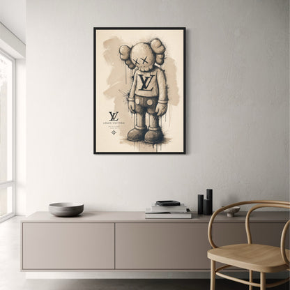 Luxury Art Figure | Fashion Brand Design Poster | Wall Art Print | Modern Home Decor | Unique Luxury Poster Print