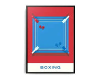 Die Geometrie des Sieges | Boxring-Kunstserie