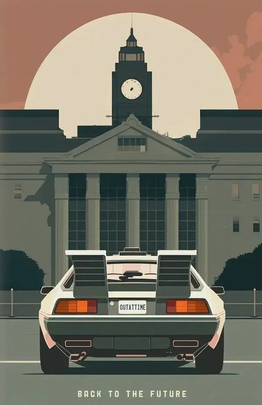 Back to the Future | Marty McFly | Robert Zemeckis | Adventurous Time Travel Art