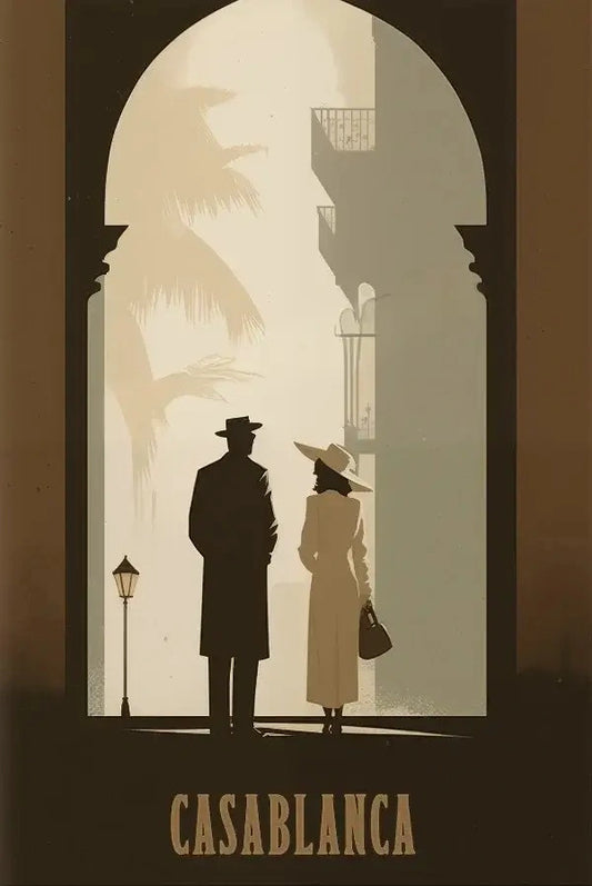 Casablanca | Rick Blaine | Michael Curtiz | Timeless Romance Film Posters