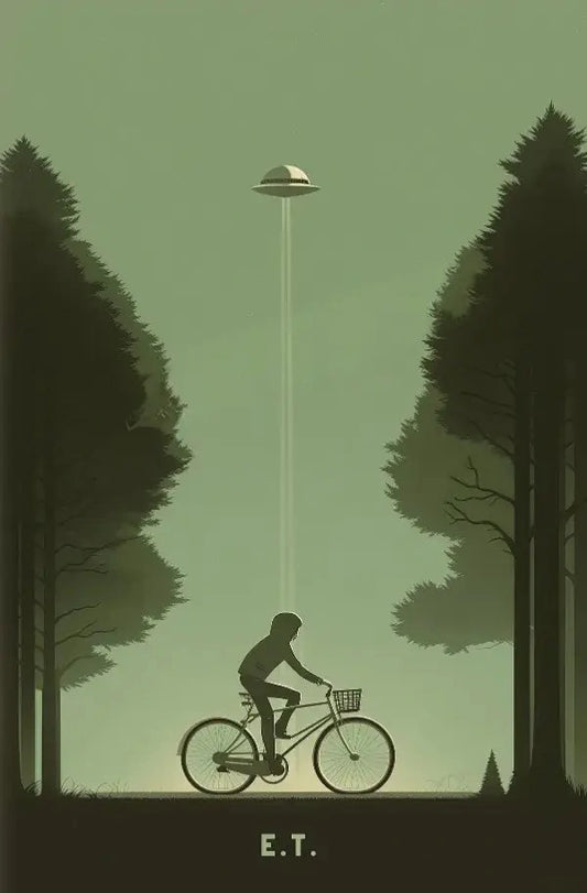 E.T. | Elliott | Steven Spielberg | Classic Sci-Fi Film Posters