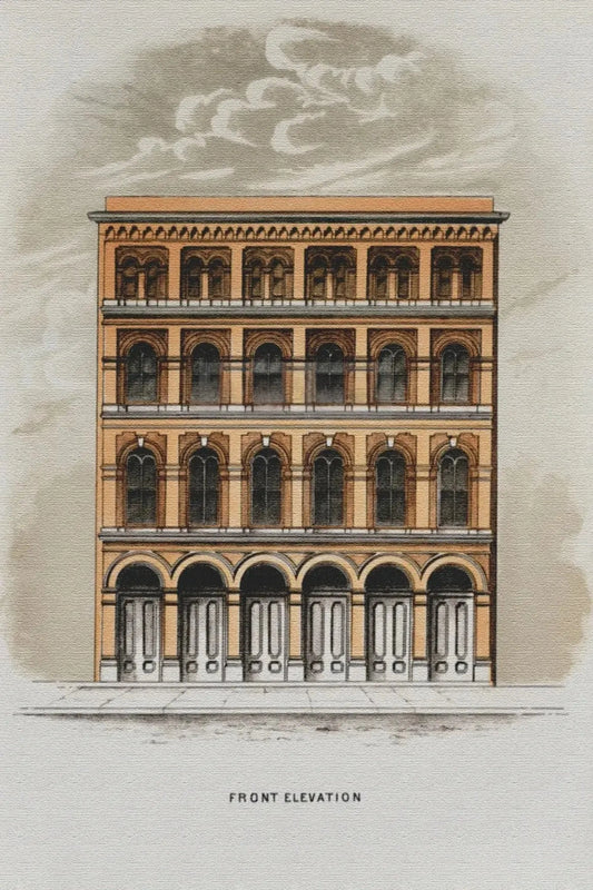 Italian Renaissance Building | Harmony of Renaissance Symmetry | Renaissance Revival in Detail | Renaissance Architecture Posters