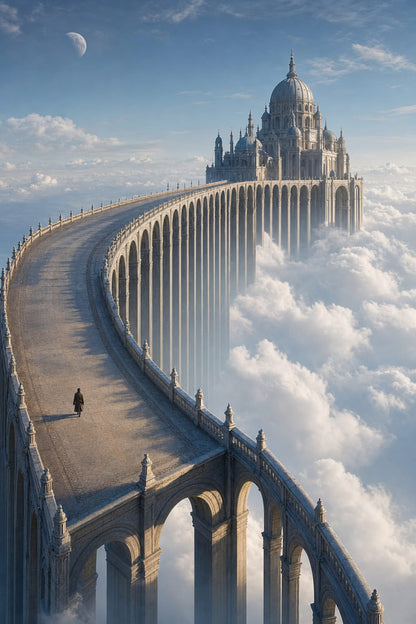 MAJESTIC CASTLE IN CLOUDS