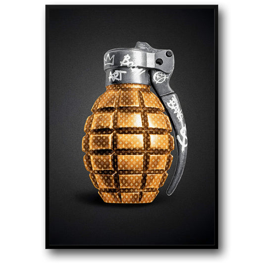 Designer Granaat | Hedendaagse Graffiti Pop Kunst