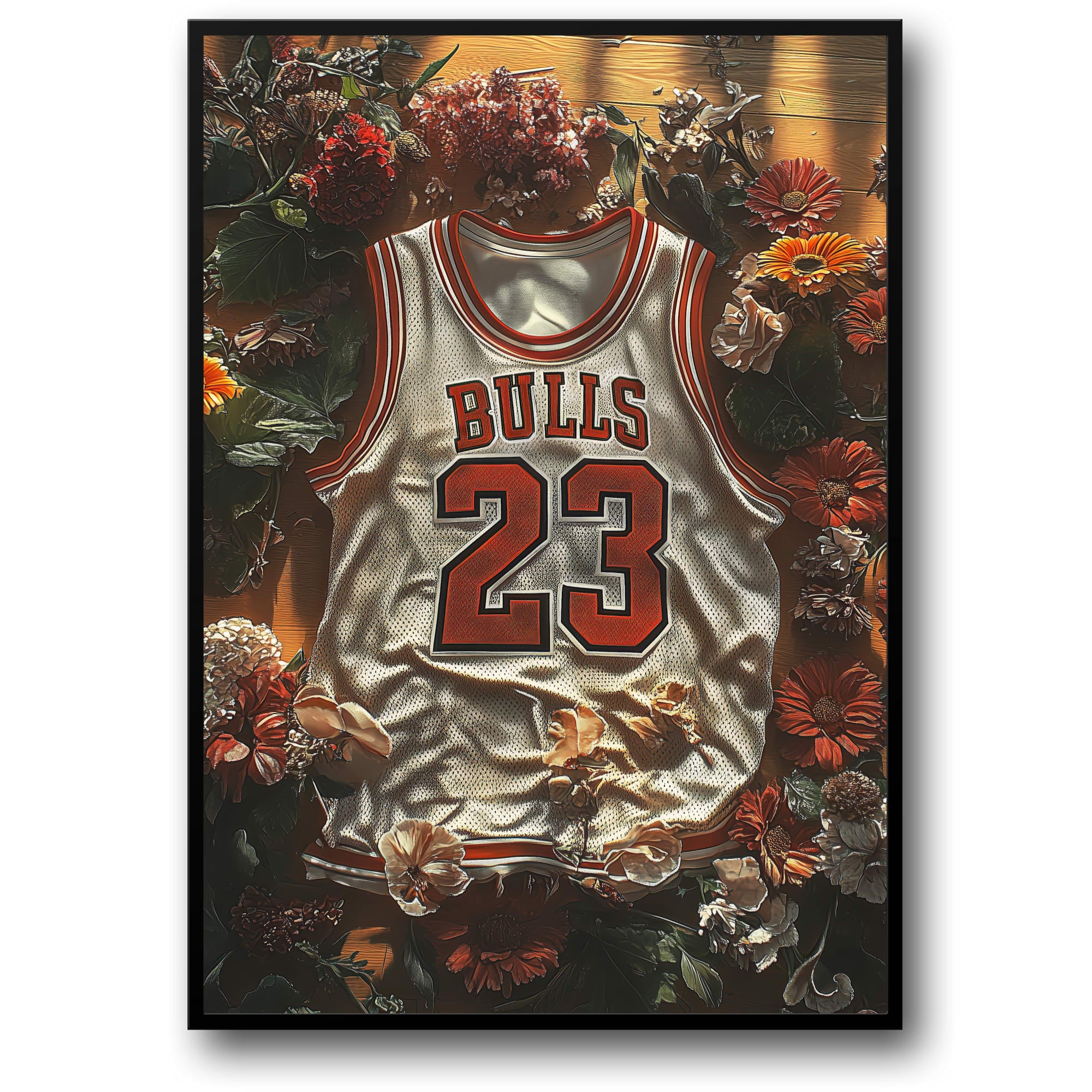 Classic Chicago Basketball Jersey Tribute | Iconic Number 23 | Vibrant ...