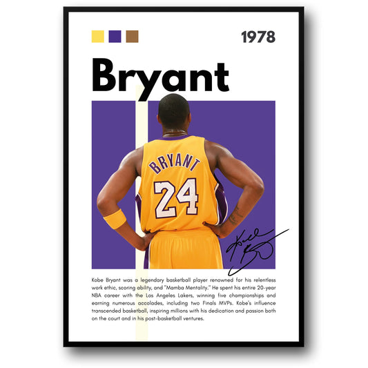 Kobe Bryant Eerbetoon | Iconisch #24 Shirt | Mamba Mentaliteit