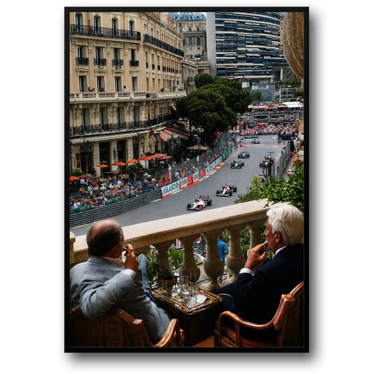 Monaco Grand Prix Racing Scene | Historic Formula One Track | Vintage Elegance
