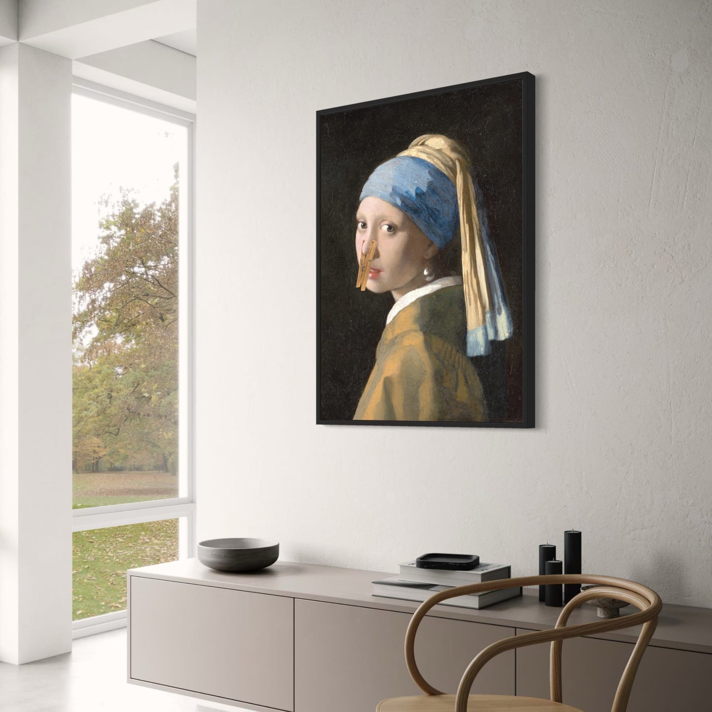 Renaissance Humor with Clothespin | Iconic Parody Art