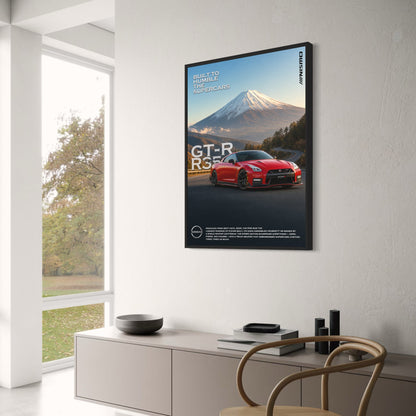Nissan GT-R R35 Nismo | Legendary Supercar Poster Print | Iconic Sports Car Art for Home or Office Decor