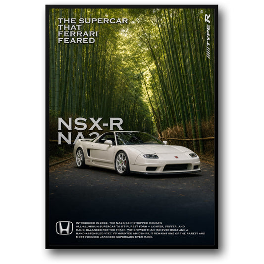 Honda NSX-R NA2 Supercar | Iconic Japanese Vehicle Art | Luxury Sports Car Decor
