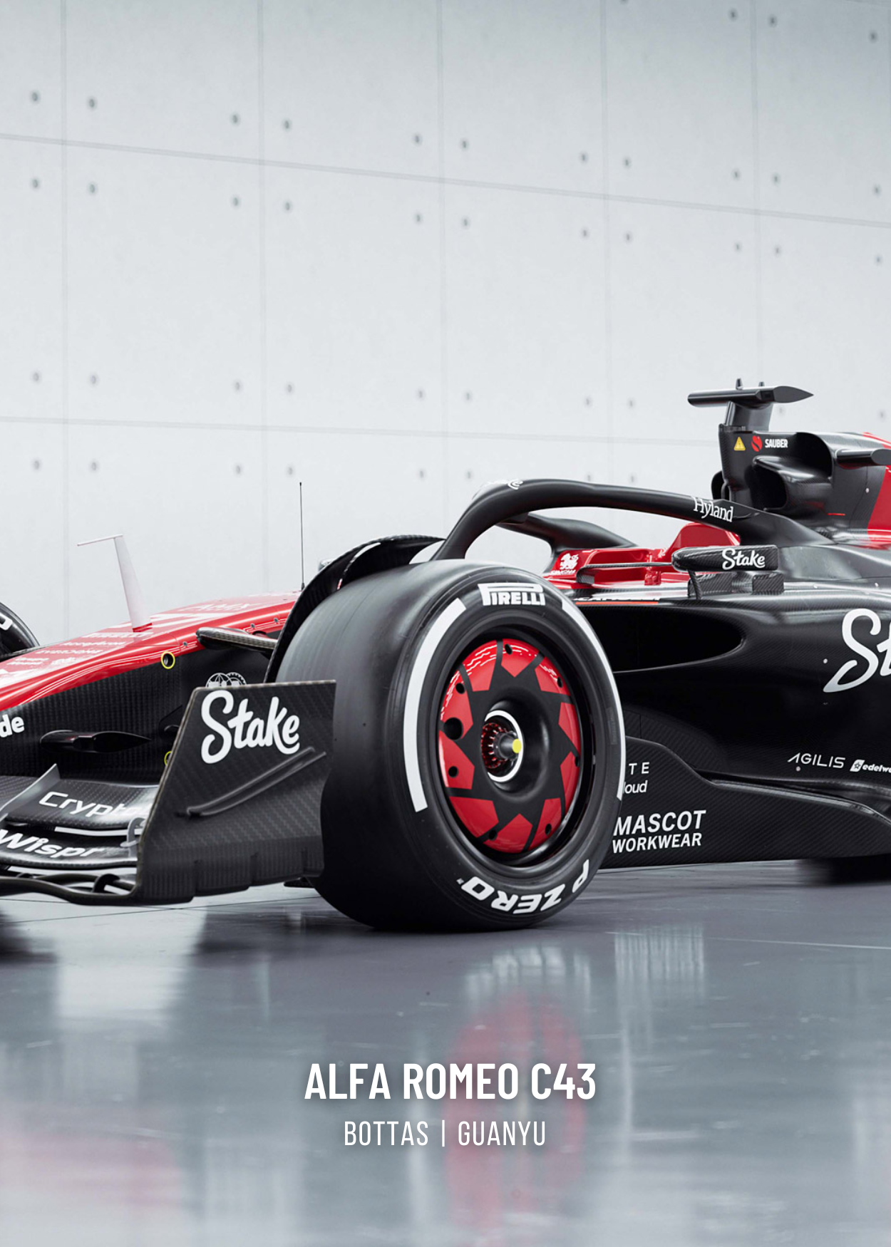 Alfa Romeo Formula 1 Racing Car | 3-Piece Wall Art Poster Set | Triple Panel Motorsport Decor for Home Office