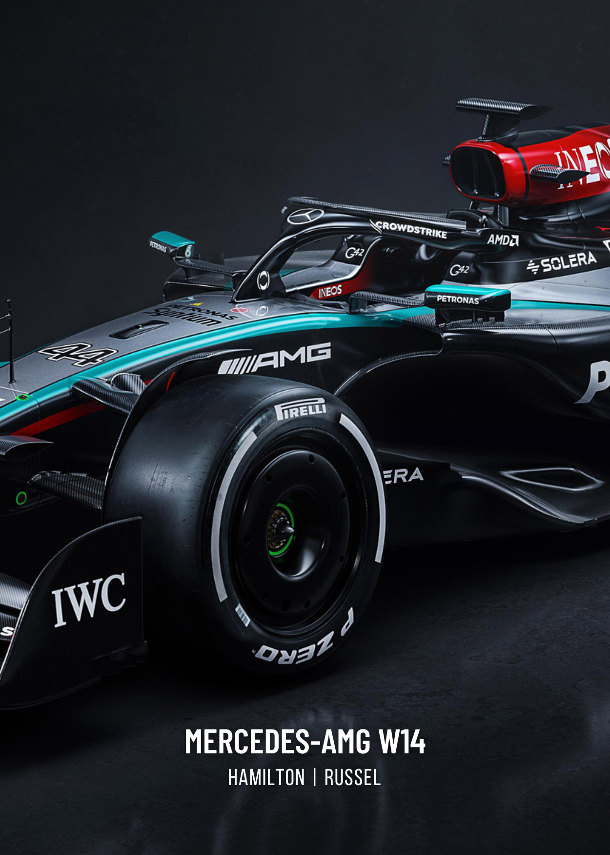 3-teilig | Mercedes AMG | F1-Auto-Poster-Set | Lewis Hamilton | Dreiteilige Wandkunst | Formel-1-Rennwagen-Dekor | Innenarchitektur | Geschenk für Motorsport-Enthusiasten | Einzigartige Rennsport-Erinnerungsstücke