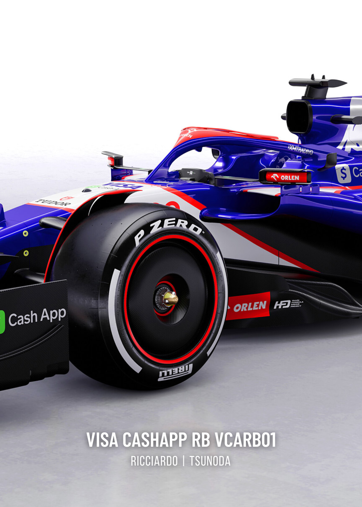 Formula 1 | Visa Cashapp RB 3-Piece Wall Art | Alpha Tauri | Racing Car Poster Set | 3-Piece Wall Art | Red Bull Vivid Display | Home Decor | Motorsport Prints | F1 Collectibles