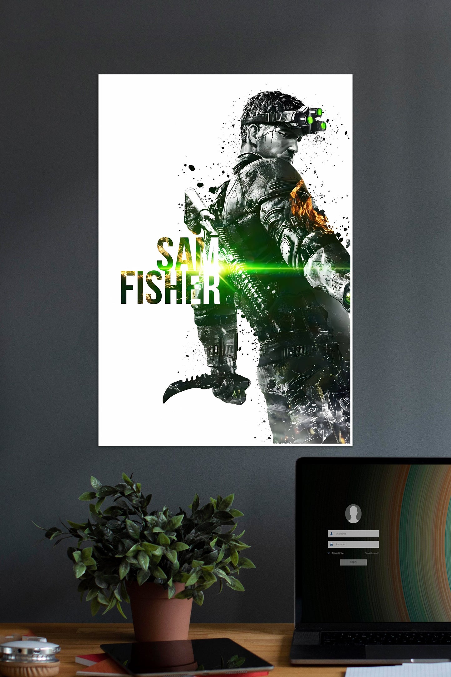 Sam Fisher | Splinter Cell | SPIELPOSTER