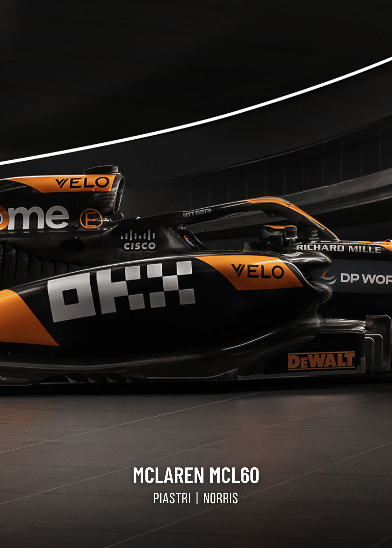 3-Piece Wall Art | McLaren F1 Car Poster Set | Modern Racing Design | Oscar Prastri Poster | Formula 1 Wall Decor | Lando Norris | Home Decor F1 Enthusiast Gift