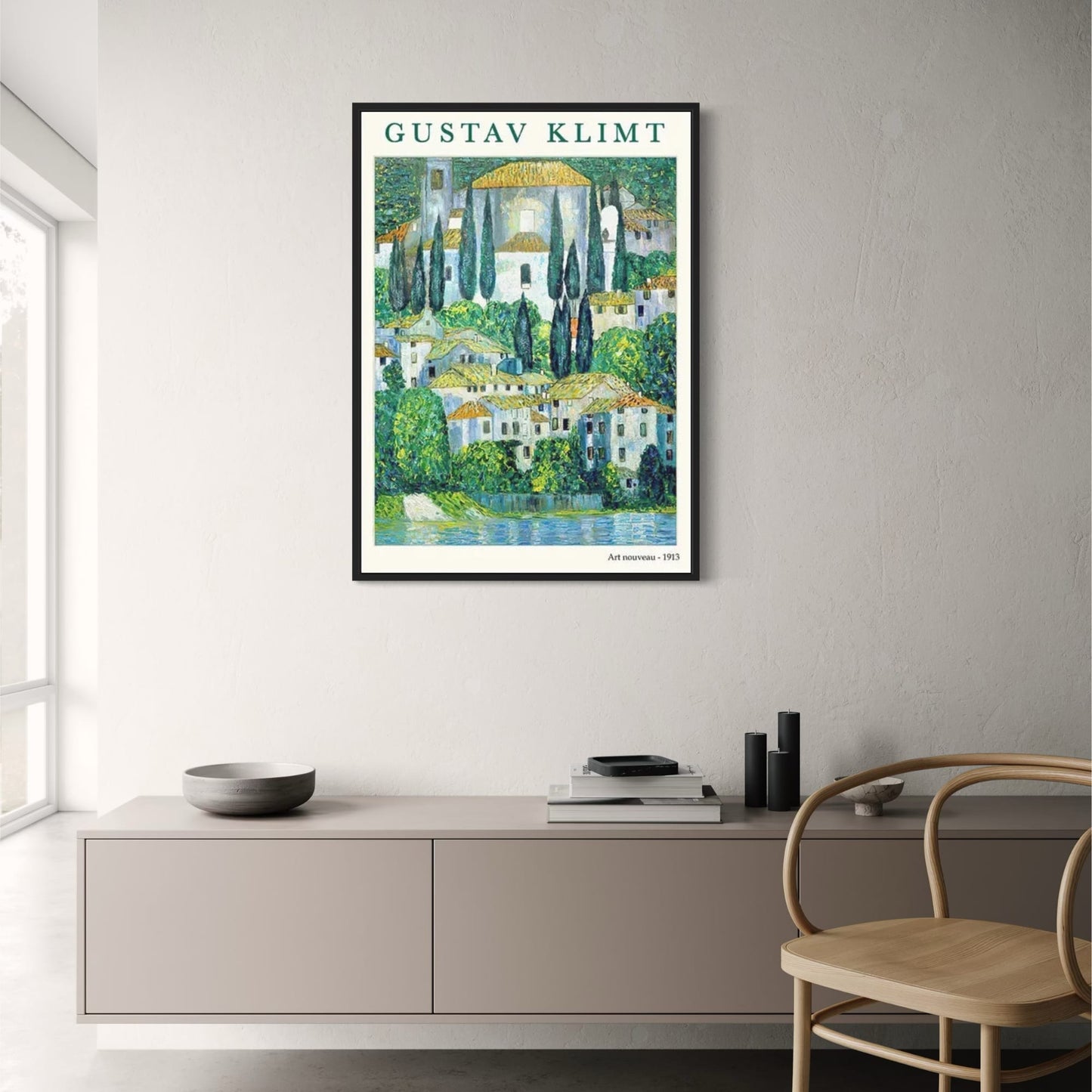 Gustav Klimt | Kerk in Cassone | Iconisch Landschap