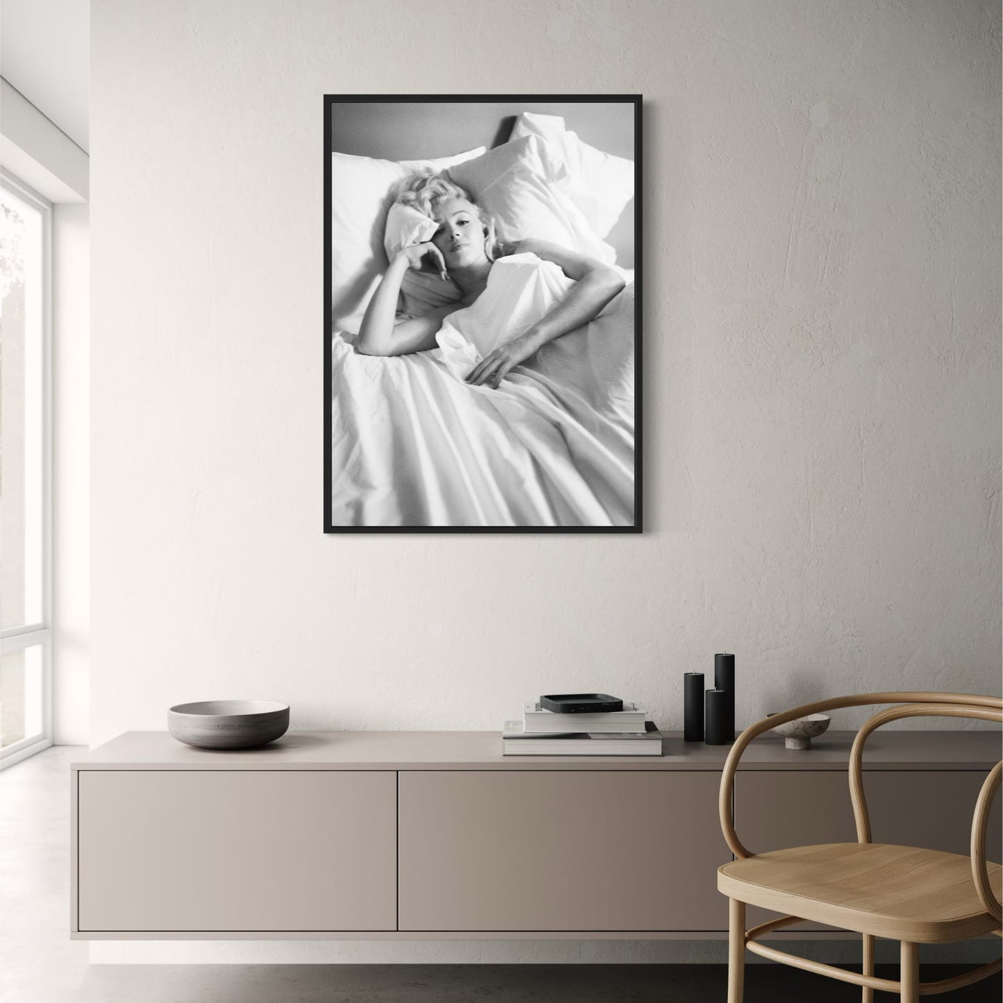 Marilyn Monroe | Iconische Slaapkamer Scene | Vintage Hollywood Glamour