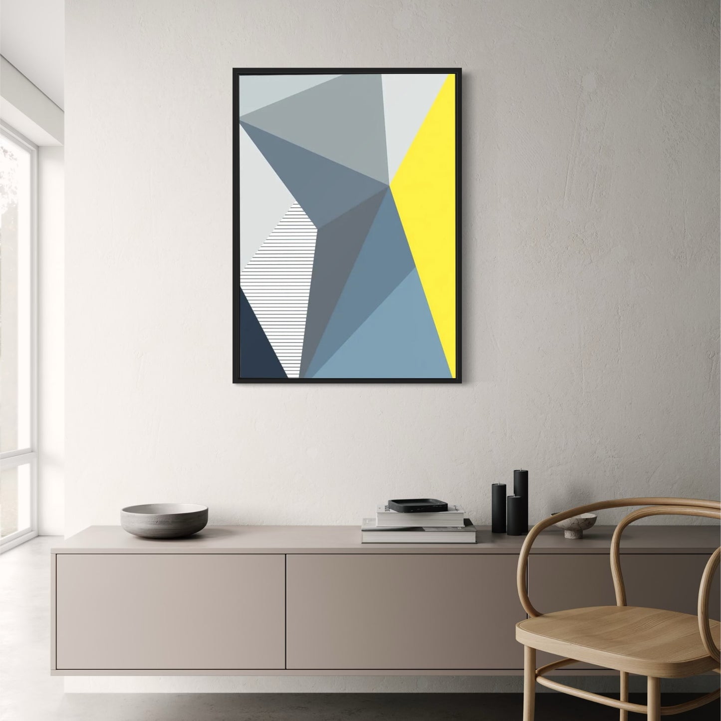 Bauhaus Poster | Structured Harmony | Architectural Patterns | Modern Wall Art | Home Decor