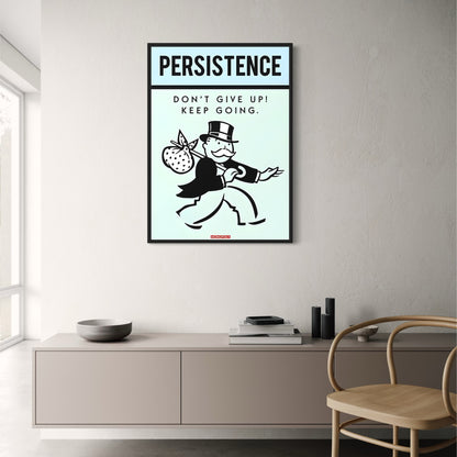 Monopoly Motivatie | Volharding Thema | Inspirerende Quote