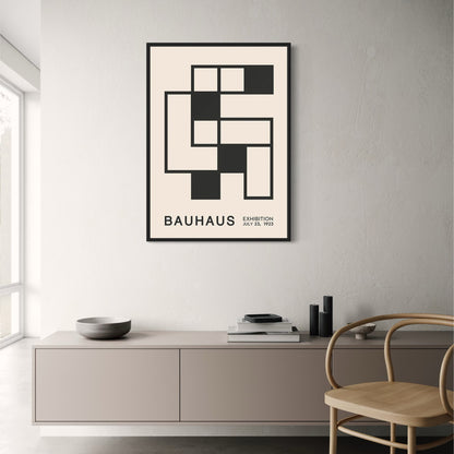 Bauhaus-Abstraktion | Moderne Wärme | Minimalistische geometrische Kunst