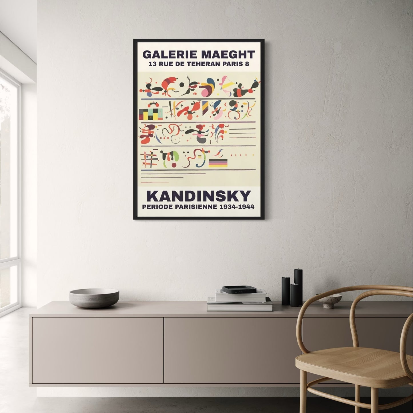 Period Parisienne | Wassily Kandinsky | 1934-1944 | Iconic Art Exhibition Poster