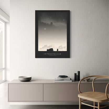 Interstellares Poster | Weltraum-Sci-Fi-Leinwand im nordischen Stil | Wandkunst, Heimdekoration | Druck mit Filmthema