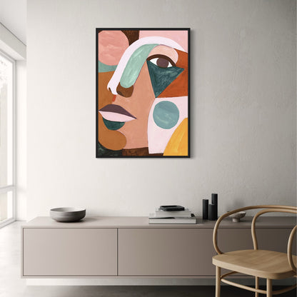The Color of Thoughts | Abstract Artistic Poster | Home Wall Decor Art Print | Visual Artwork for Living Room or Office