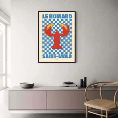 Saint-Malo Lobster | Vibrant Coastal Decor
