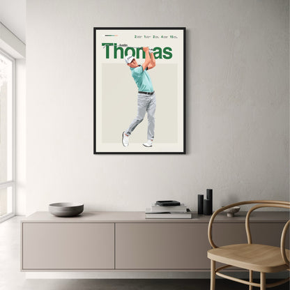 Justin Thomas | Golflegende | Dynamische Kunst